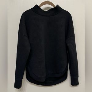 Gapfit black ribbed sweatshirt